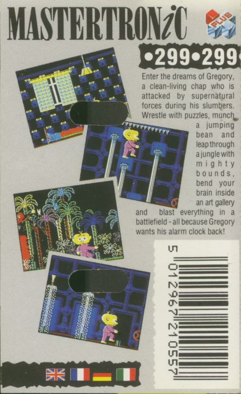 Back Cover for Gregory Loses His Clock (ZX Spectrum)