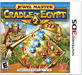 Front Cover for Jewel Master: Cradle of Egypt 2 (Nintendo 3DS) (download release)