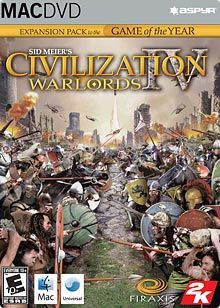 Front Cover for Sid Meier's Civilization IV: Warlords (Macintosh) (GameAgent release)
