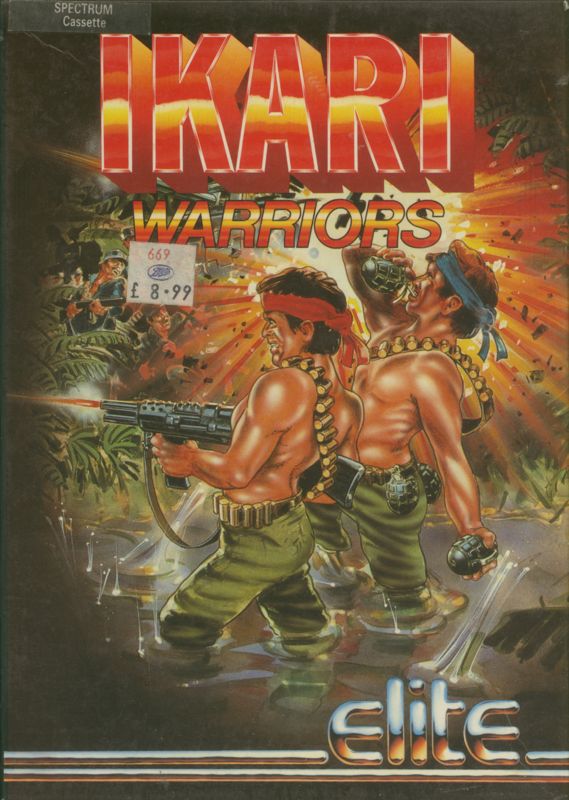 Front Cover for Ikari Warriors (ZX Spectrum) (Cassette release)