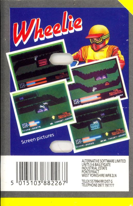 Wheelie cover or packaging material MobyGames
