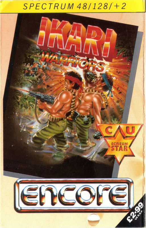 Front Cover for Ikari Warriors (ZX Spectrum) (Budget re-release)