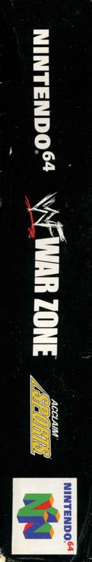 Spine/Sides for WWF War Zone (Nintendo 64): Top