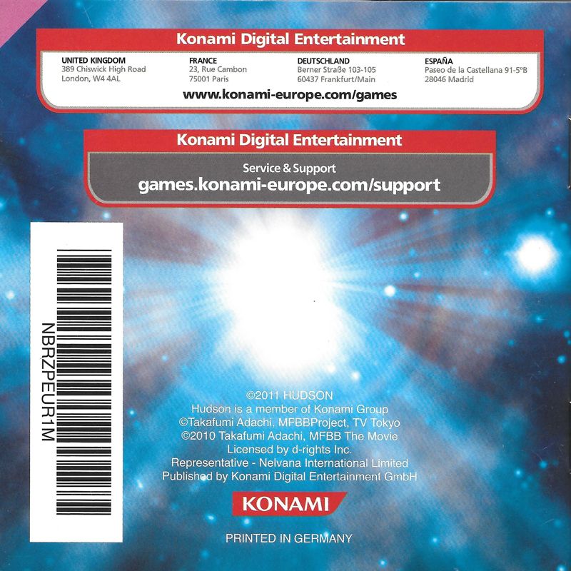 Manual for Beyblade: Metal Masters (Nintendo DS): Back