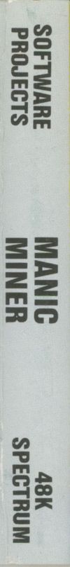 Spine/Sides for Manic Miner (ZX Spectrum)