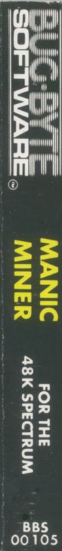 Spine/Sides for Manic Miner (ZX Spectrum)