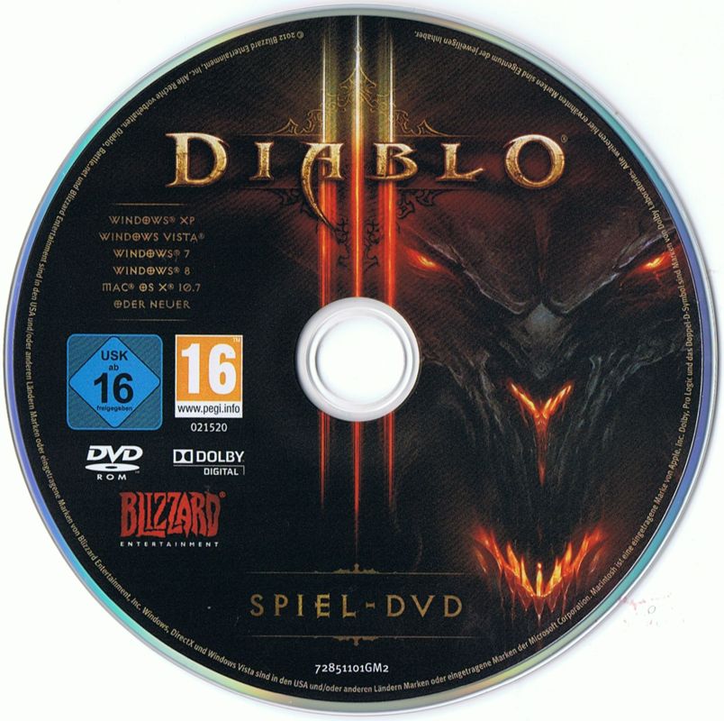 Media for Diablo III (Macintosh and Windows) (2014 release with Hearthstone voucher)