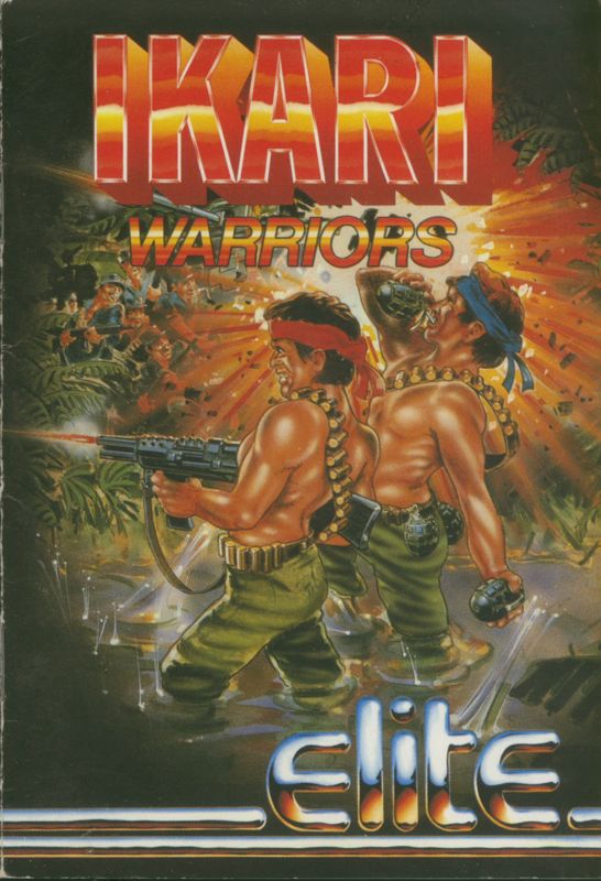 Manual for Ikari Warriors (ZX Spectrum) (Cassette release): Front