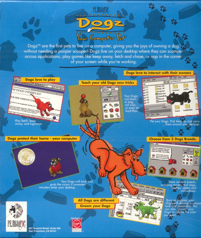 Dogz Your Computer Pet Cover Or Packaging Material Mobygames