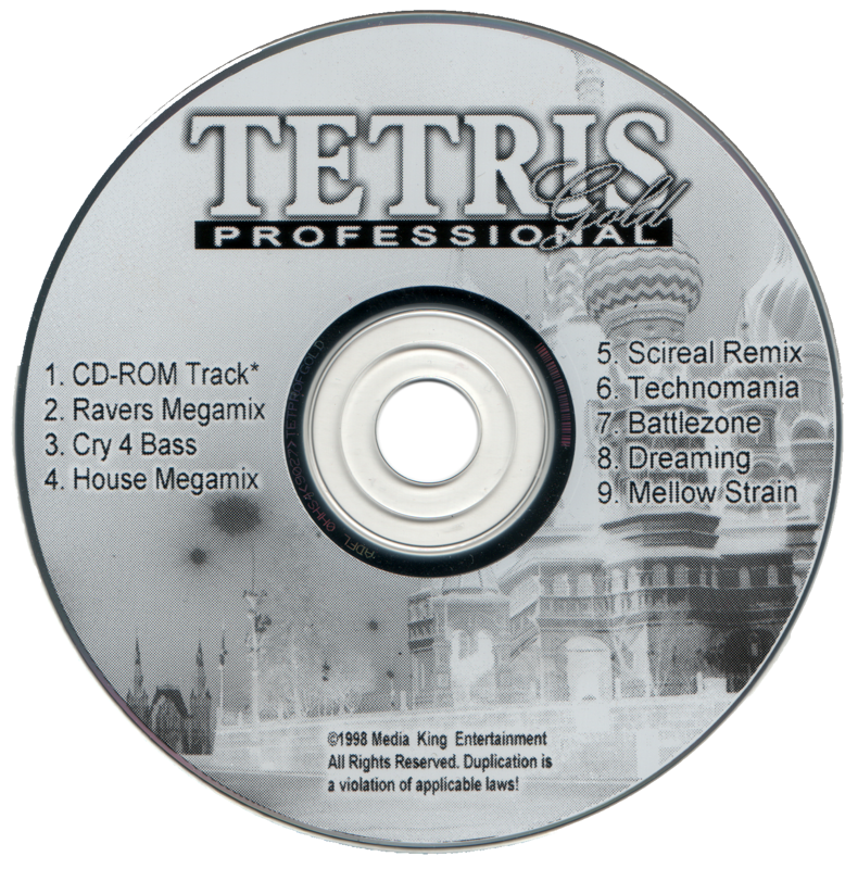 Media for Tetris Gold Professional (DOS)