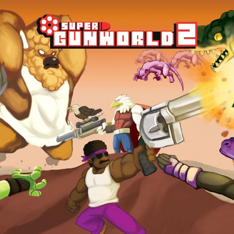 Front Cover for Super GunWorld 2 (PlayStation 4) (download release)