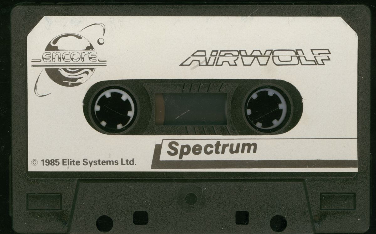 Media for Airwolf (ZX Spectrum) (budget re-release)