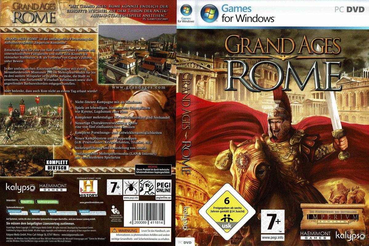 Other for Grand Ages: Rome (Windows): Keep Case - Full Cover