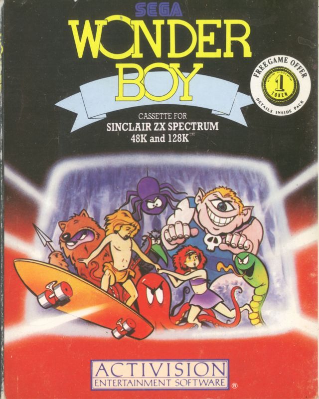 Front Cover for Wonder Boy (ZX Spectrum)