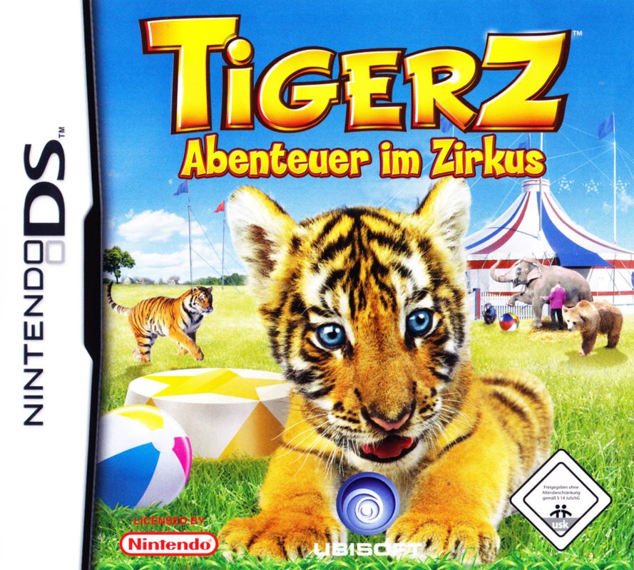 Front Cover for Petz: Wild Animals - Tigerz (Nintendo DS)