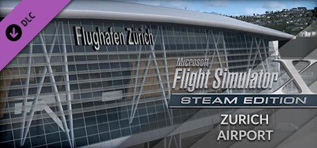 Front Cover for Microsoft Flight Simulator X: Steam Edition - Zurich Airport (Windows) (Steam release)