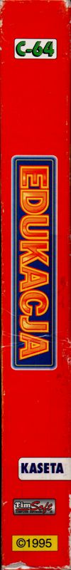 Spine/Sides for Edukacja (Commodore 64): Left