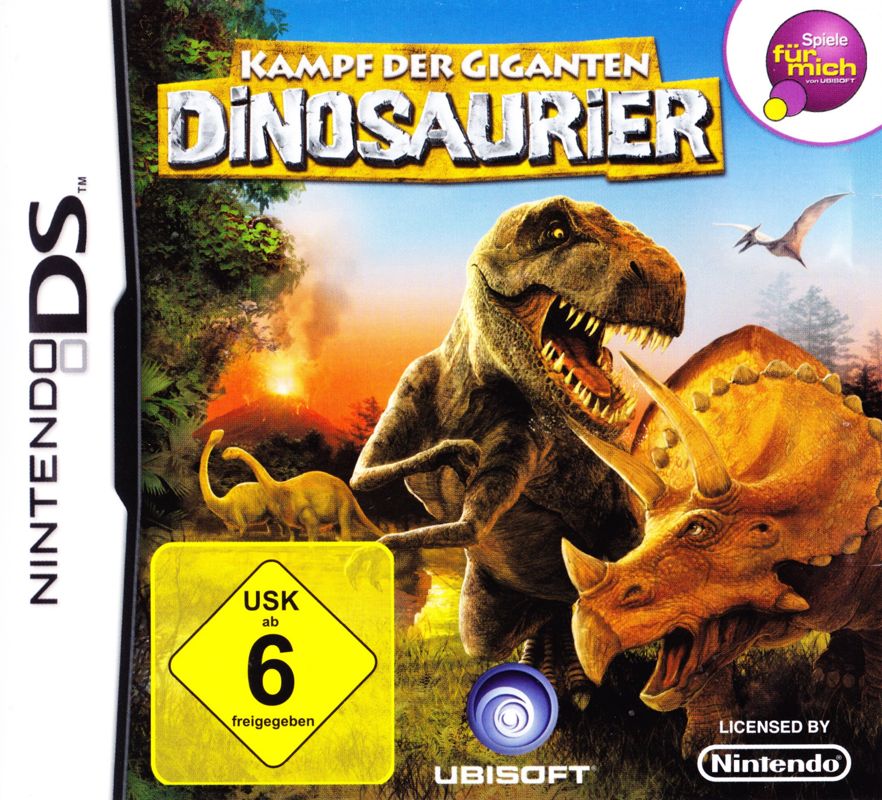 Front Cover for Battle of Giants: Dinosaurs (Nintendo DS)