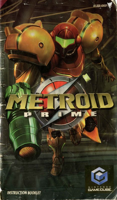 Manual for Metroid Prime (GameCube): Front