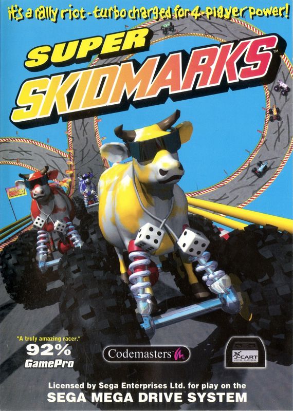 Front Cover for Super Skidmarks (Genesis)