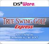 Front Cover for True Swing Golf: Express (Nintendo DSi) (download release)