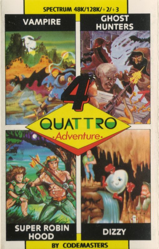 Front Cover for Quattro Adventure (ZX Spectrum)