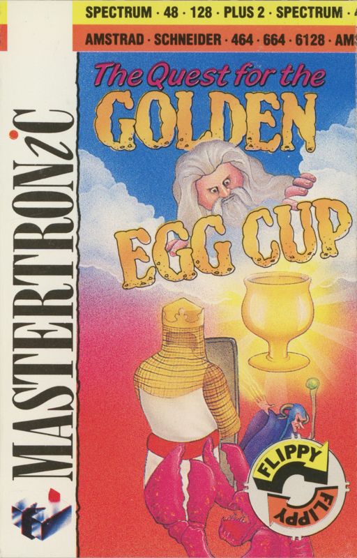 Front Cover for The Quest for the Golden Eggcup (Amstrad CPC and ZX Spectrum) (Dual Amstrad CPC & ZX Spectrum release)