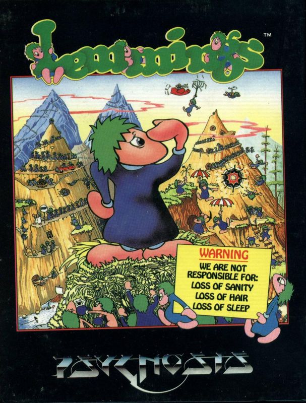Front Cover for Lemmings (ZX Spectrum)