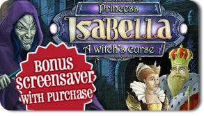 Front Cover for Princess Isabella: A Witch's Curse (Windows) (Oberon Media release)