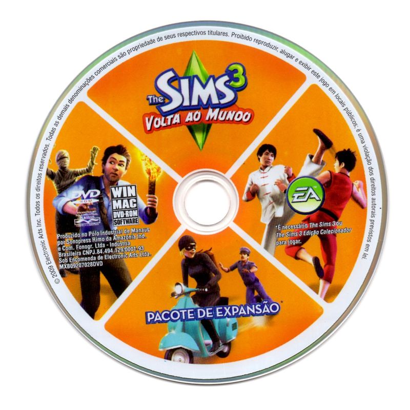 Media for The Sims 3: World Adventures (Macintosh and Windows)