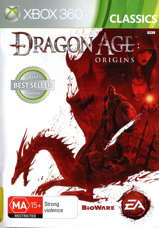 Front Cover for Dragon Age: Origins (Xbox 360) (Classics release)