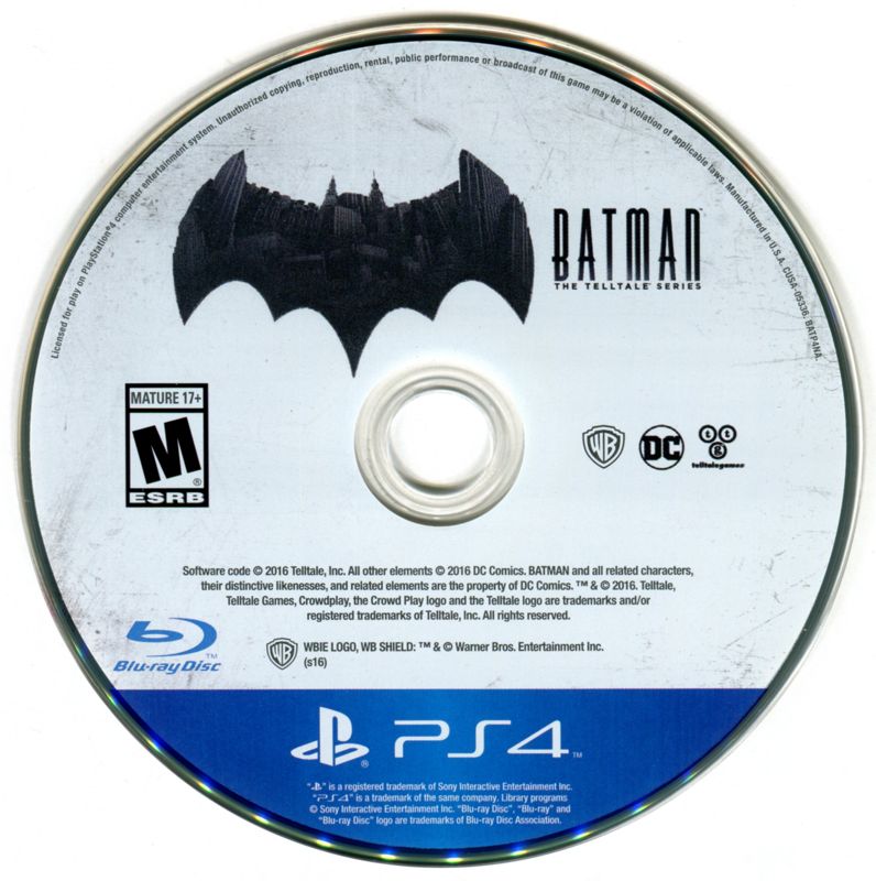 Batman: The Telltale Series cover or packaging material - MobyGames