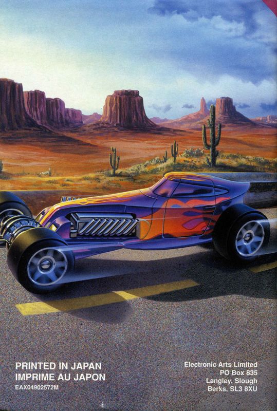 Manual for Hot Wheels: Turbo Racing (Nintendo 64): Back