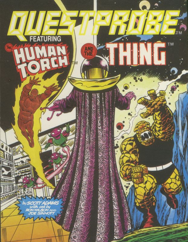 Front Cover for Questprobe: Featuring Human Torch and the Thing (ZX Spectrum)