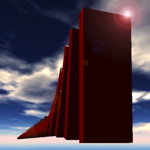 Front Cover for Topple Domino (iPad and iPhone)