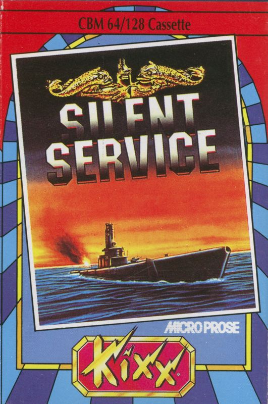 Front Cover for Silent Service (Commodore 64) (Budget re-release)