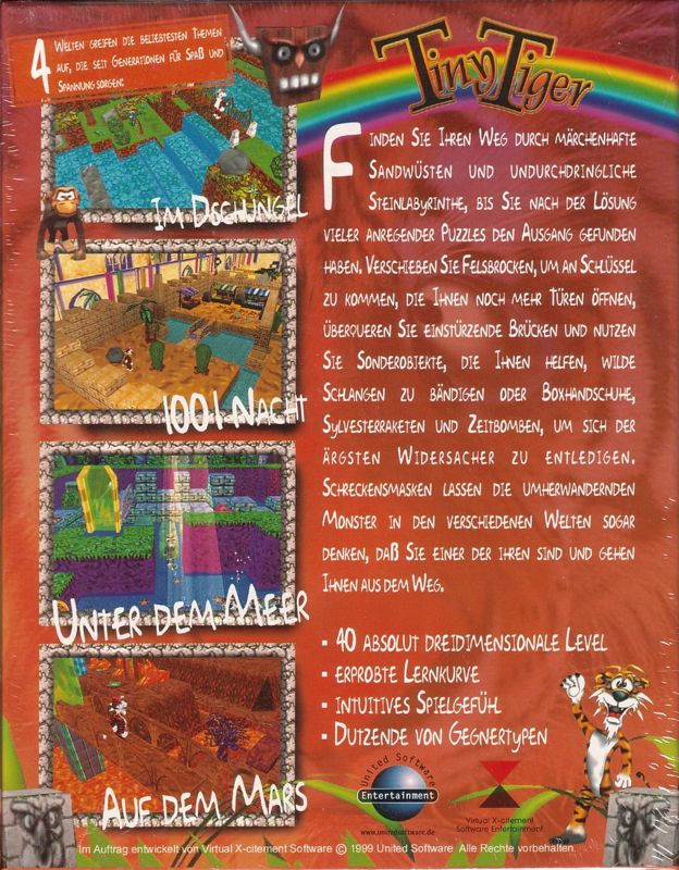 Back Cover for Tiny Tiger (Windows)