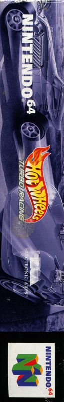 Spine/Sides for Hot Wheels: Turbo Racing (Nintendo 64): Top