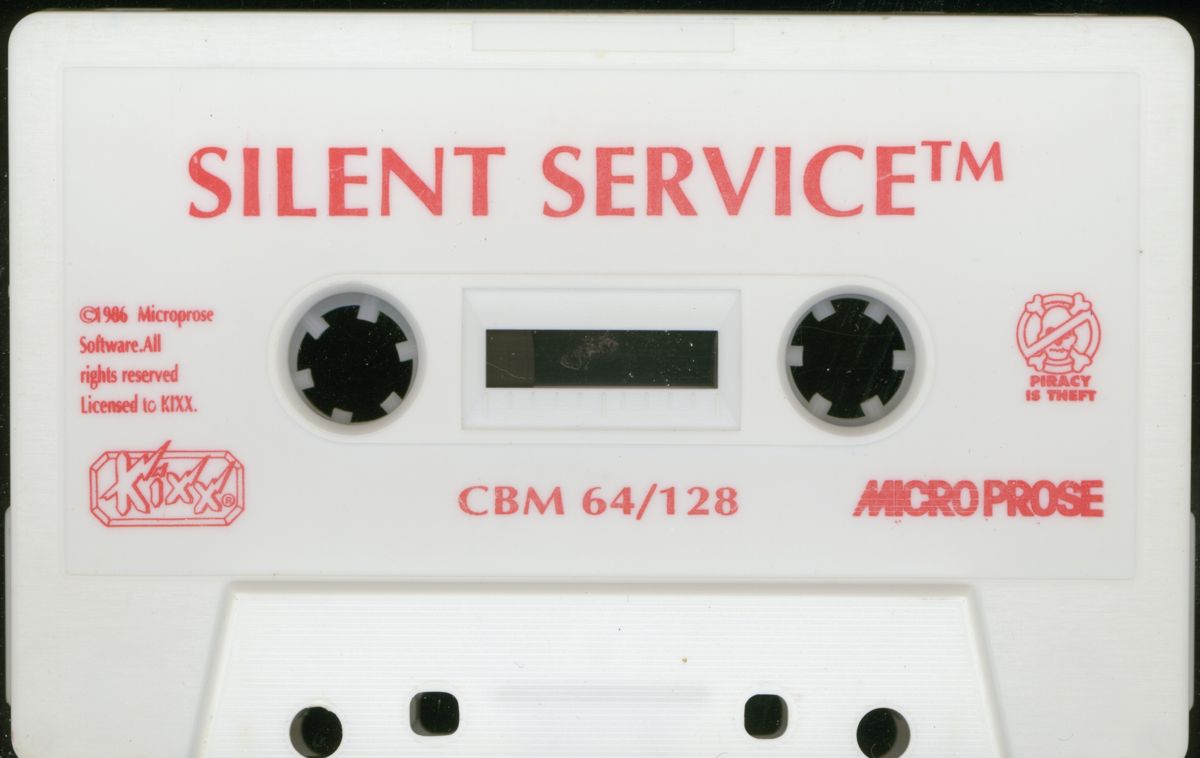 Media for Silent Service (Commodore 64) (Budget re-release)
