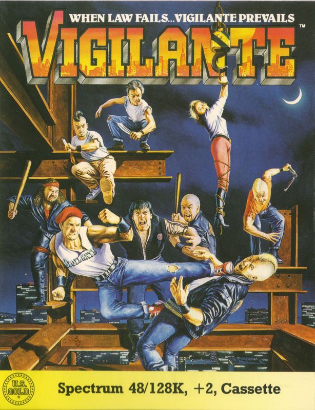 Front Cover for Vigilante (ZX Spectrum)