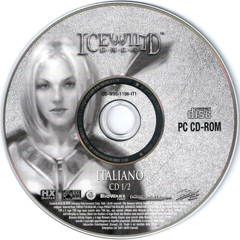 Media for Icewind Dale (Windows): Disc 1
