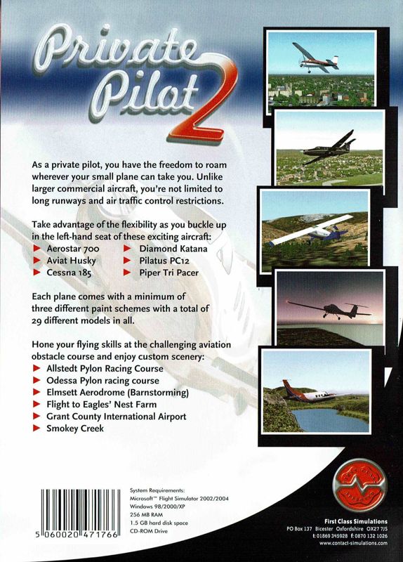 Other for 2in1: Corporate Pilot 2 & Private Pilot 2 (Windows): Keep Case - Private Pilot 2 - Back