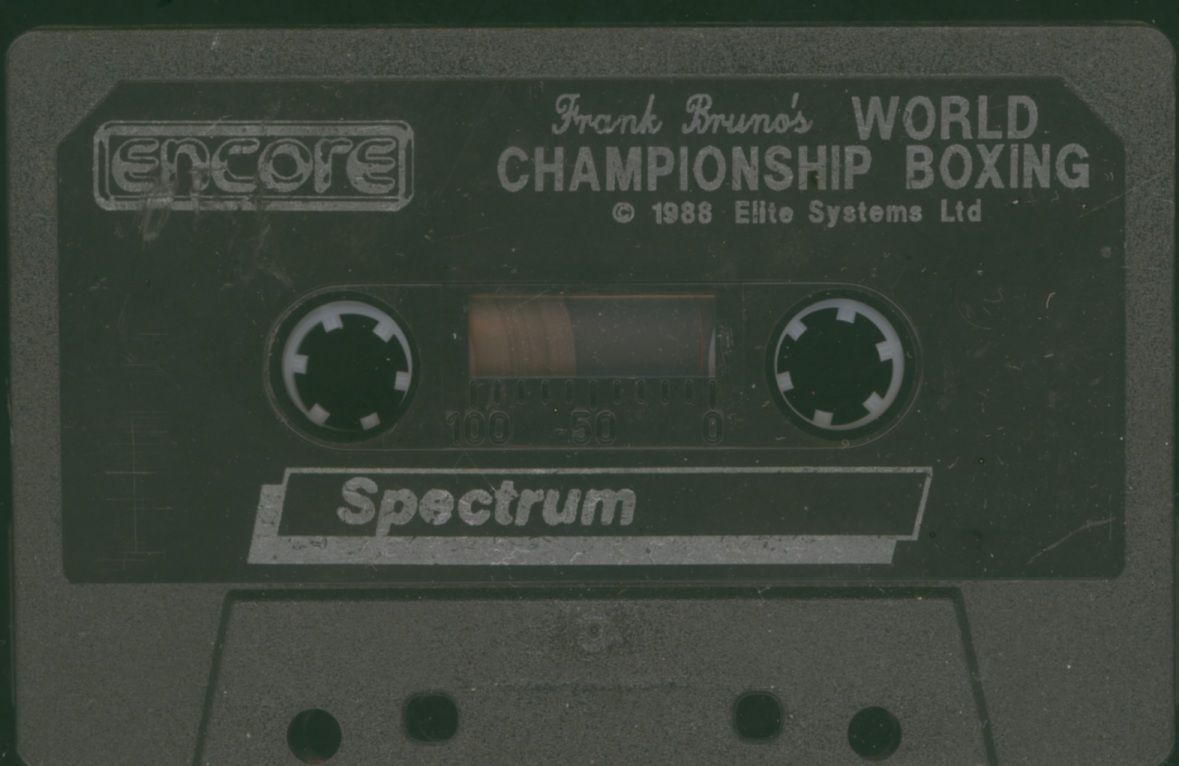 Media for Frank Bruno's Boxing (ZX Spectrum) (Commemorative Issue - Bruno v. Tyson)