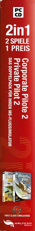 Spine/Sides for 2in1: Corporate Pilot 2 & Private Pilot 2 (Windows): Left