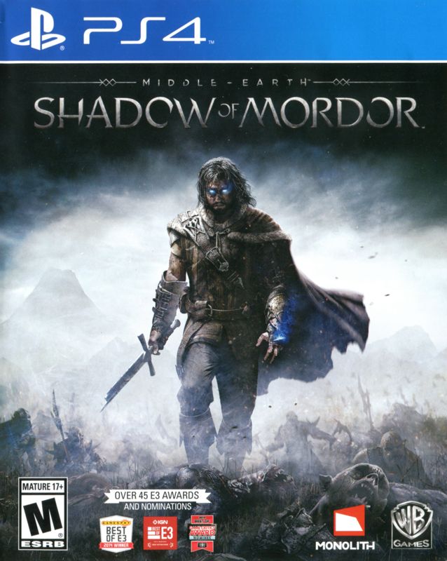 Front Cover for Middle-earth: Shadow of Mordor (PlayStation 4)