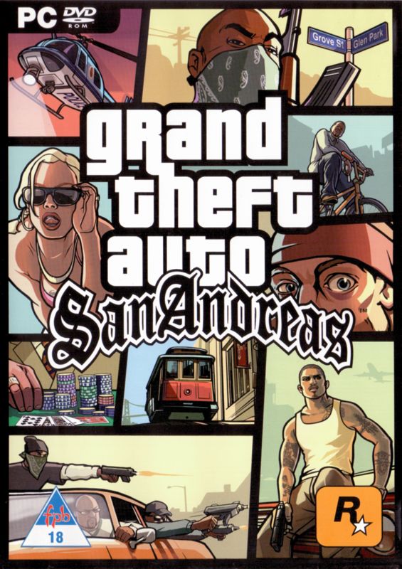 Front Cover for Grand Theft Auto: San Andreas (Windows) (2009 re-release)