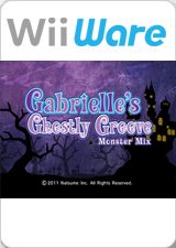 Front Cover for Gabrielle's Ghostly Groove: Monster Mix (Wii) (download release)