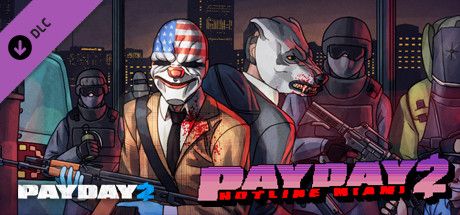 Front Cover for Payday 2: Hotline Miami (Windows) (Steam release)