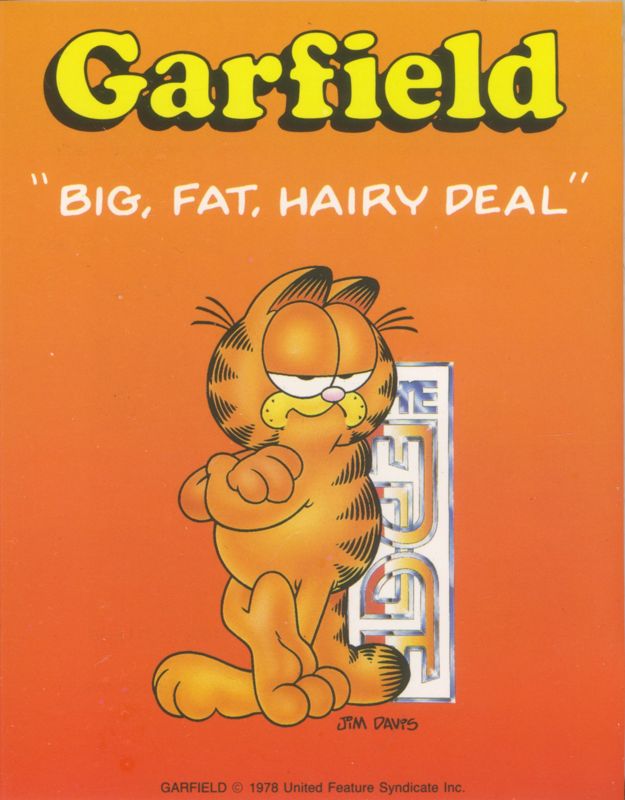 Front Cover for Garfield: Big, Fat, Hairy Deal (ZX Spectrum)