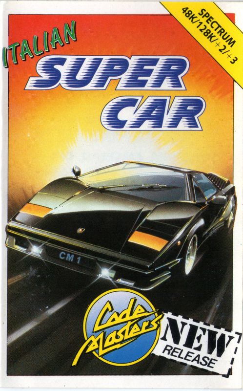 Front Cover for Italian Supercar (ZX Spectrum)